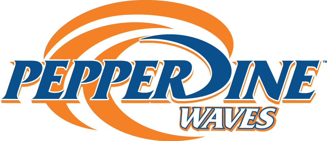 Pepperdine Waves 2004-2010 Primary Logo iron on paper